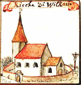 Kirche zu Wilkau - Koci, widok oglny